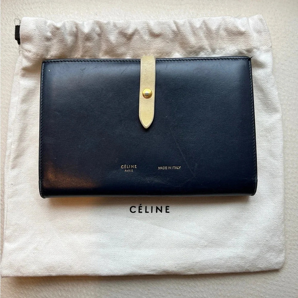 Celine Large Strap Wallet Grained Calfskin - Picture 3 of 7